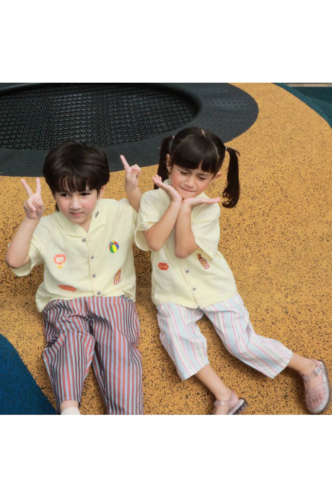 HGL Bambini - Butter Carnival Linen Shirt - Ciao