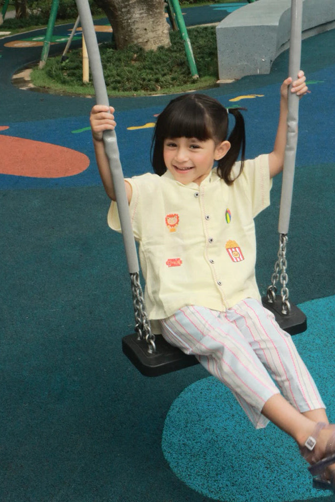 HGL Bambini - Butter Carnival Linen Shirt - Ciao