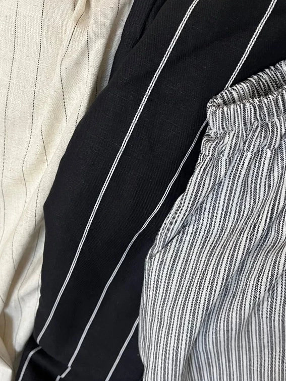 Linen Pants - Krem