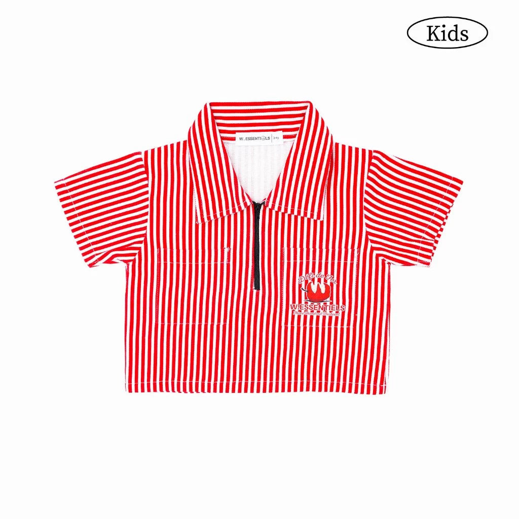 HGL Bambini - Kersaint Mechanic Stripped Shirt - W.Essentiels Primavera