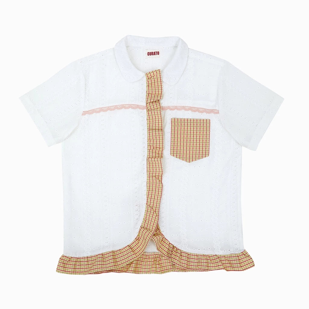 Tiana Shirt White - Curato Market