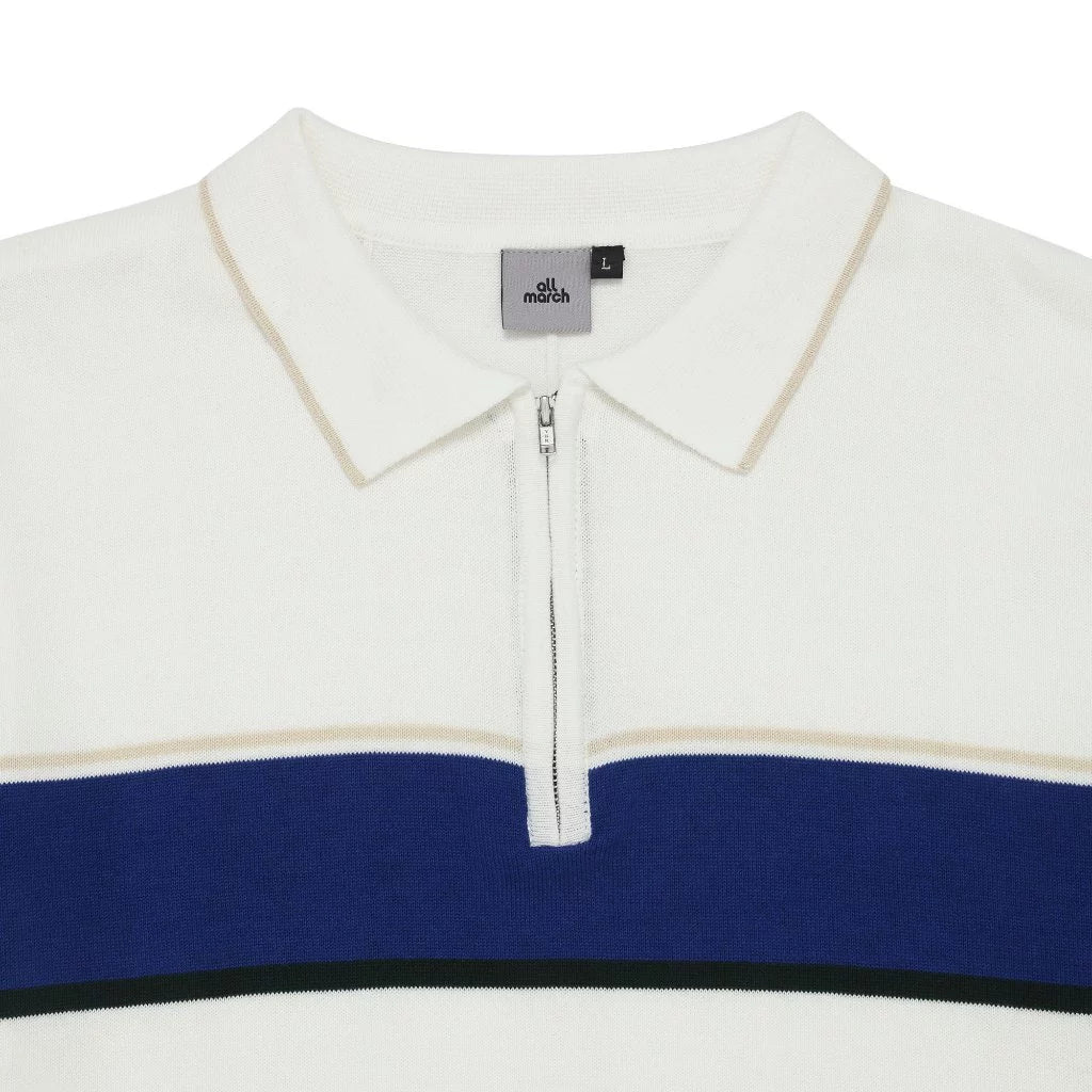 Rugby Halfzip Poloknit - All March