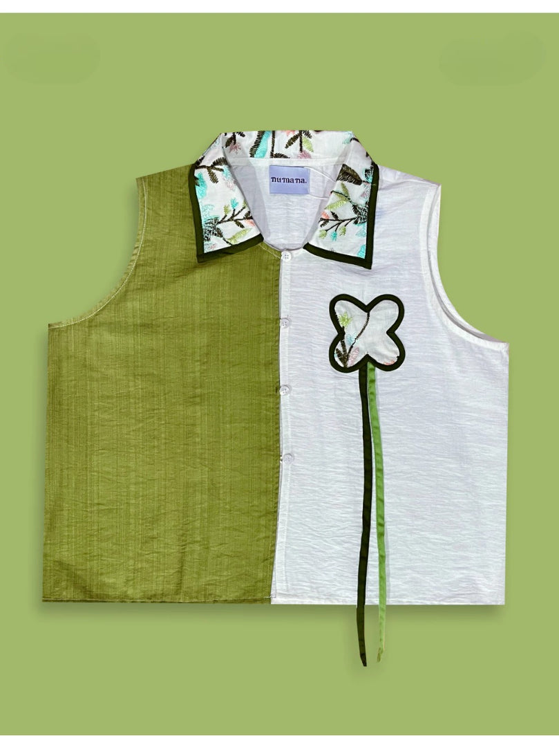 Aster Floral Vest - Numana