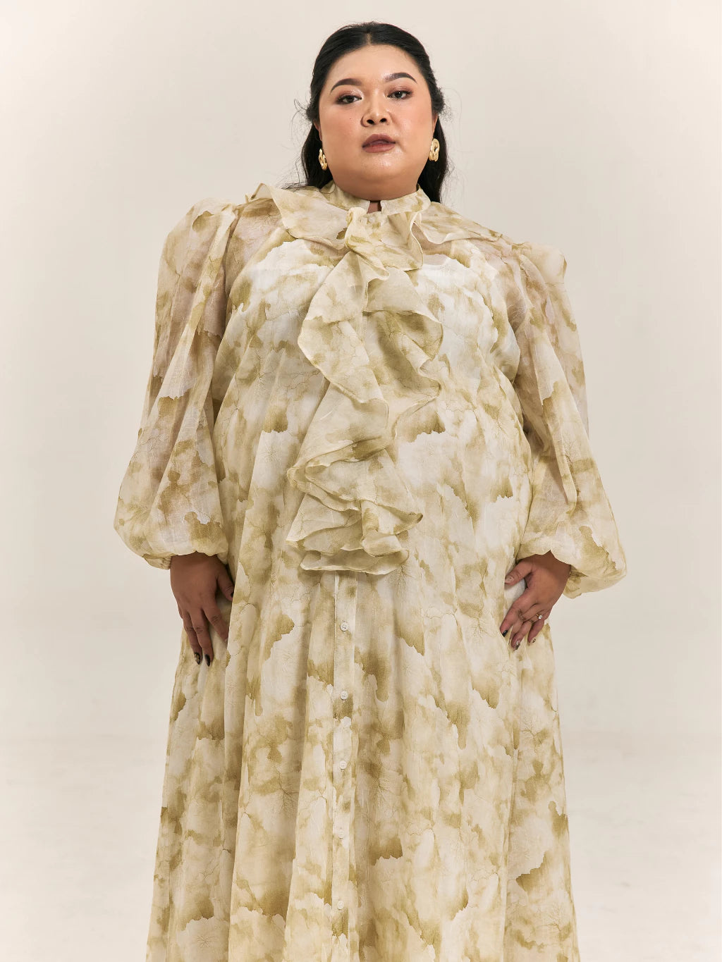 Dania Raya Dress Ivory (Jumbo) - Mine