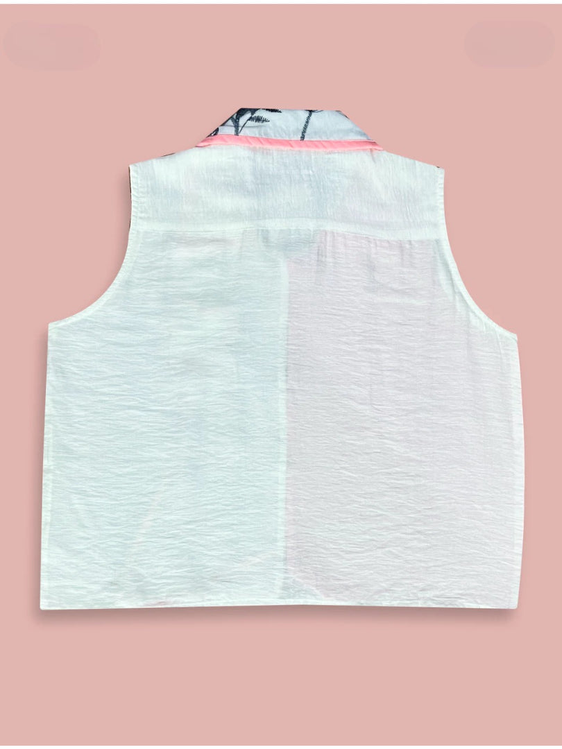 Aster Floral Vest - Numana
