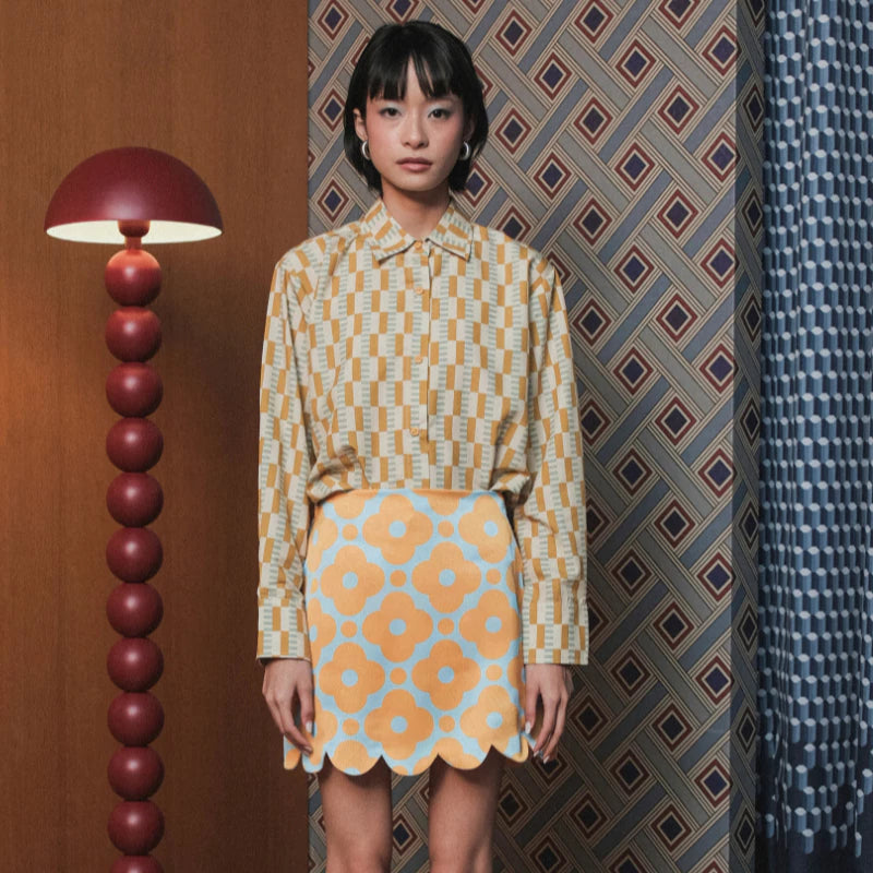 Manhattan Shirt Frosty Lemon - Kyrra