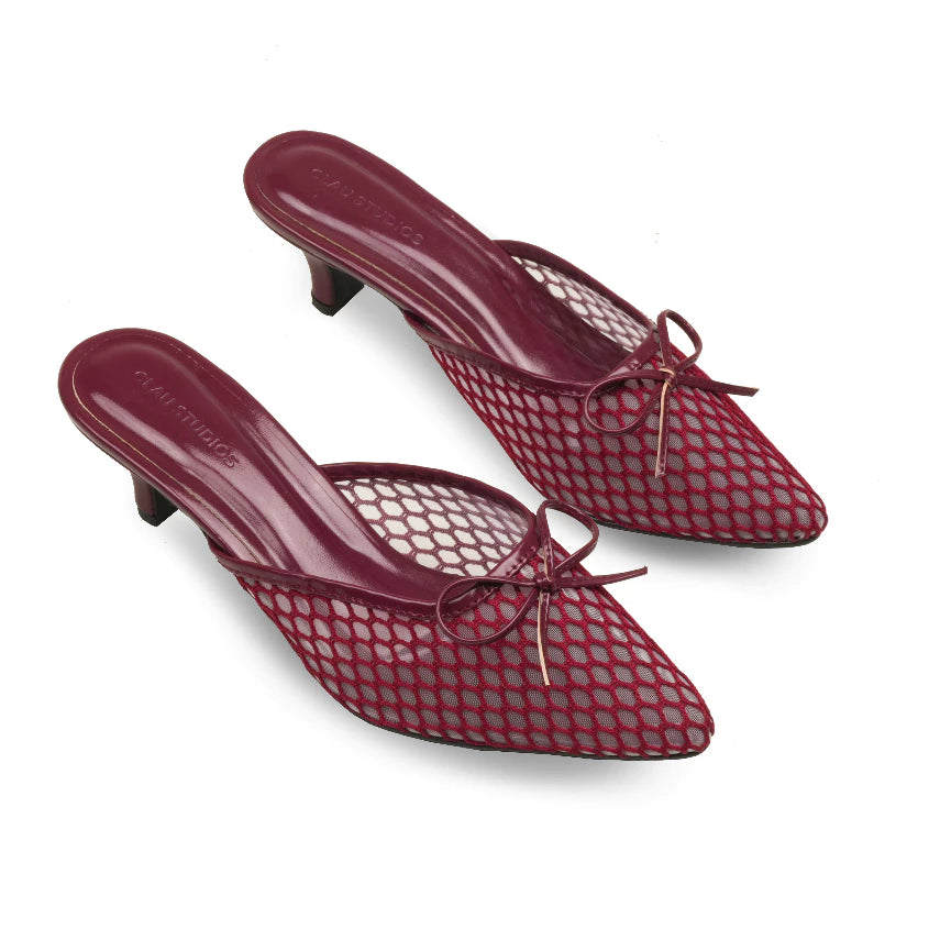 Luma Mesh Heels - Clau Studios