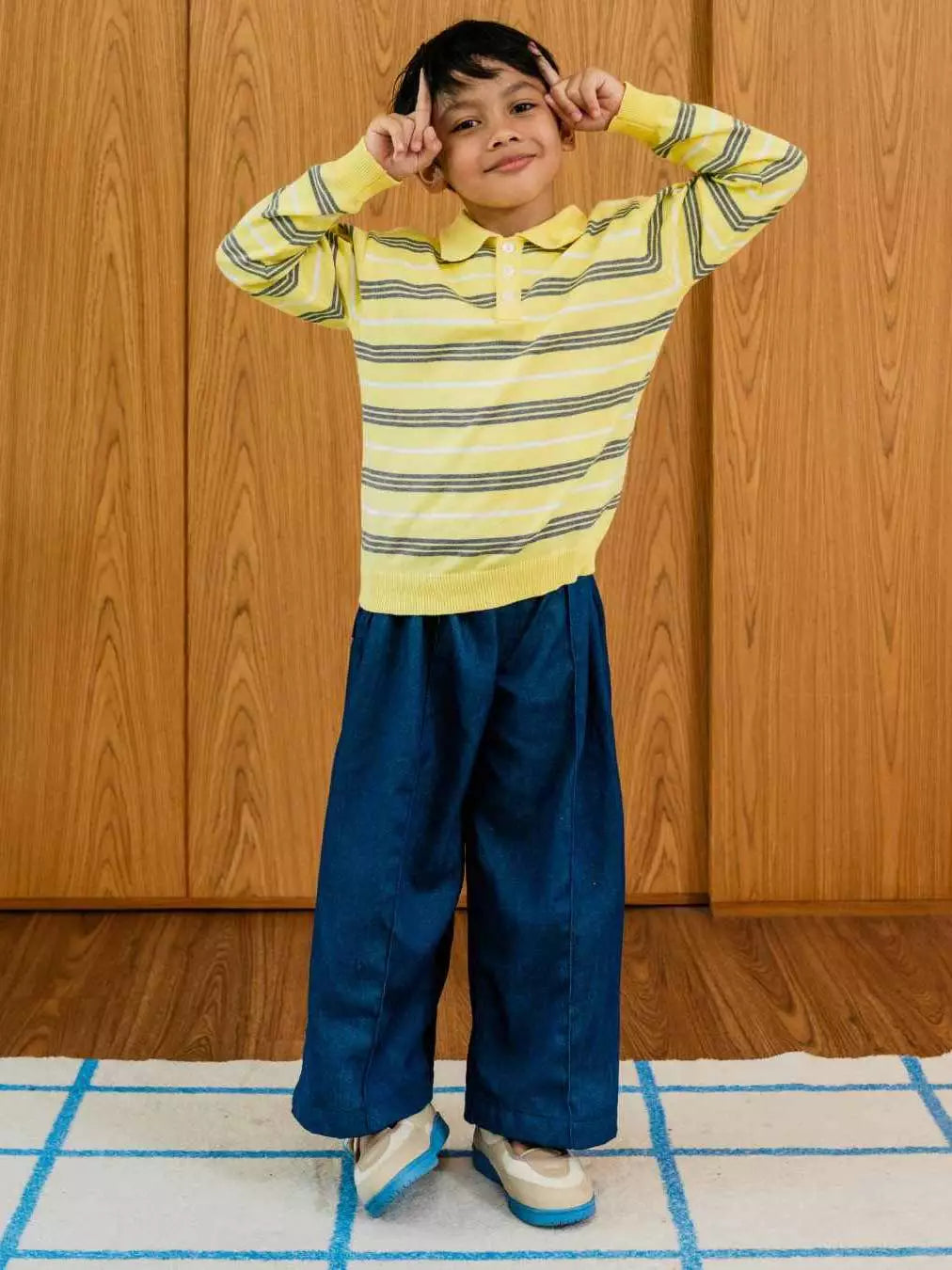 HGL Bambini - Kreva Longsleeve Stripes - Krem