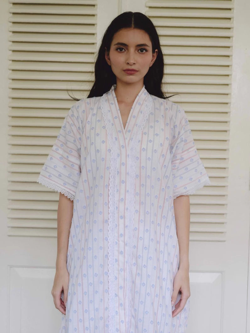 Sora Kaftan White - Toko Didiyo