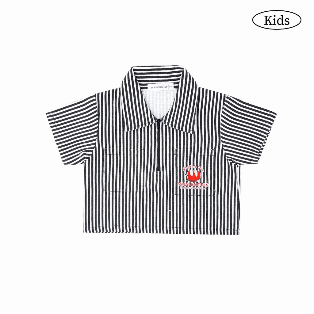 HGL Bambini - Kersaint Mechanic Stripped Shirt - W.Essentiels Primavera