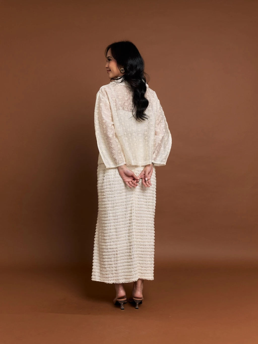 Irani Barrel Jacket Ivory - Mine