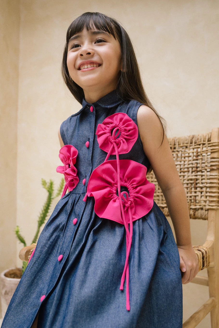 HGL Bambini - Twinkle Dress Dark Denim - Amber Kids