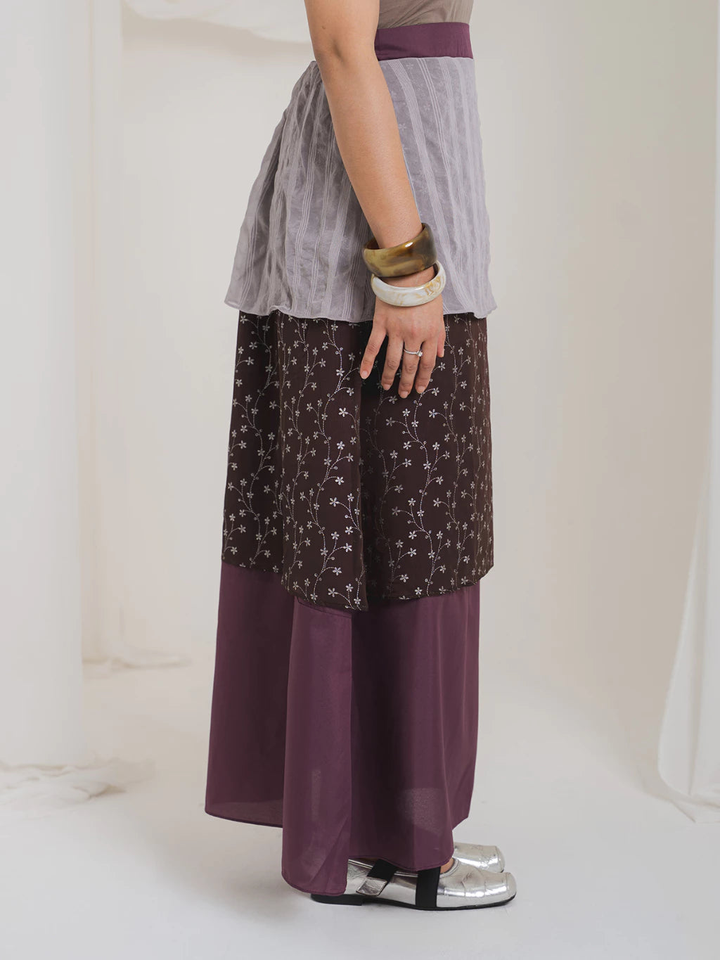 Averia Skirt Burgundy - Fynd