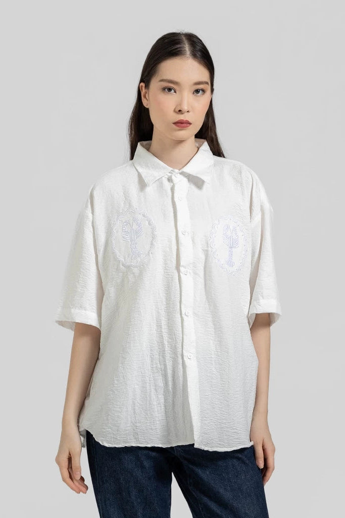 Homard Dore Shirt White - Platcut