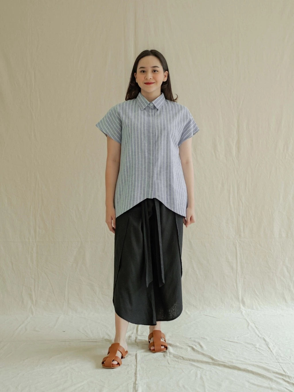 Kemeja Maluma Salur - Labuan Linen Wear