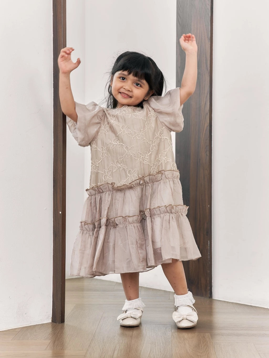 HGL Bambini - Aira Kids Dress Brown - Mine