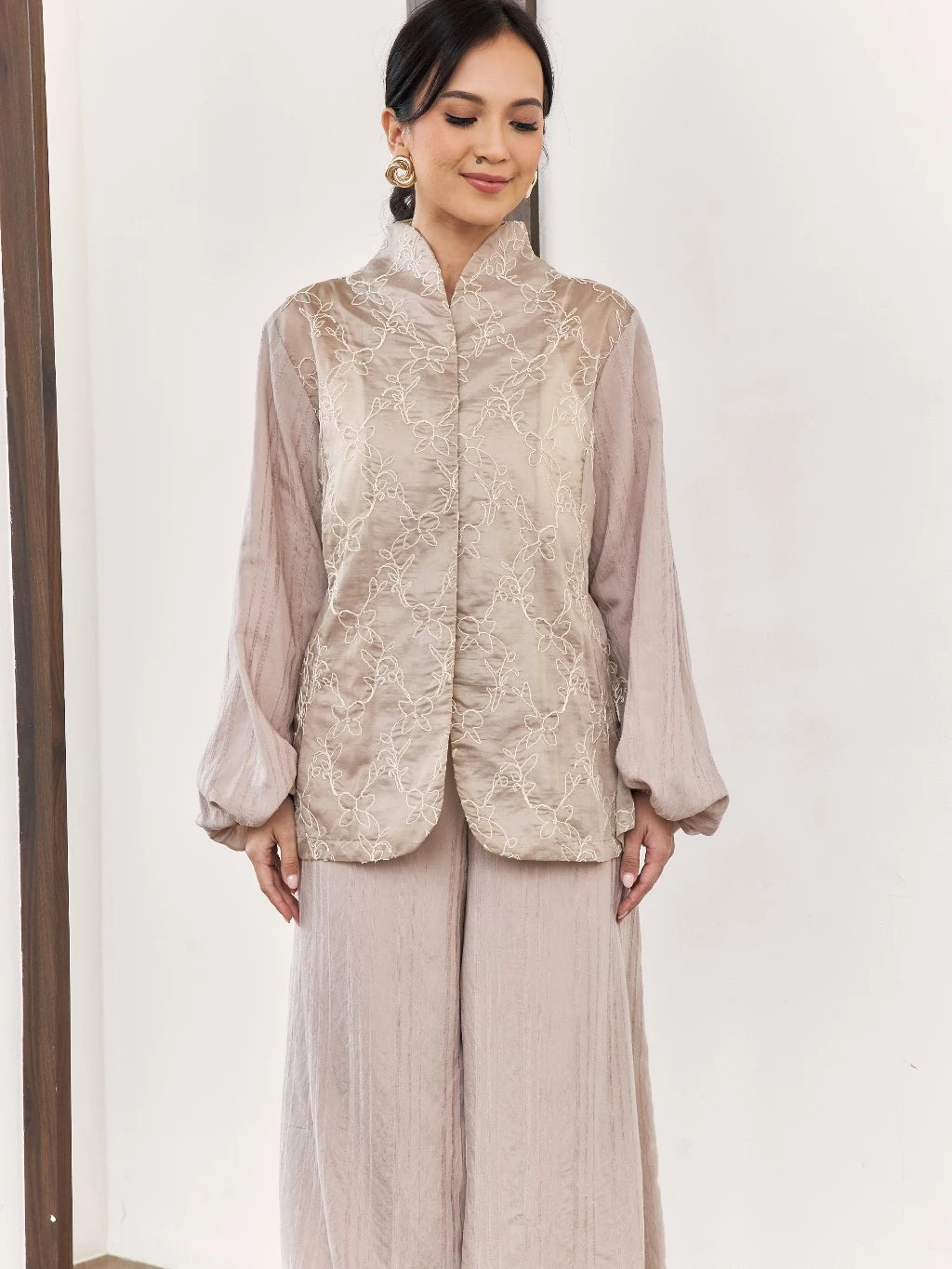 Asca Blouse Brown - Mine