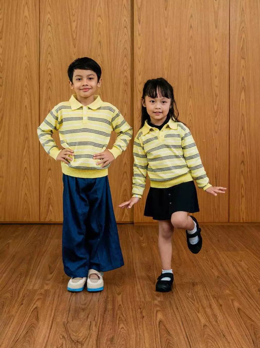 HGL Bambini - Kreva Longsleeve Stripes - Krem