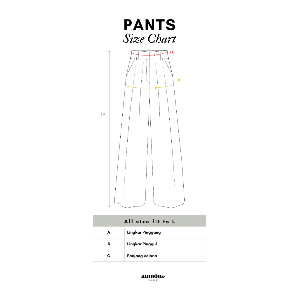 Fleur Barrel Pants Black - Aumone