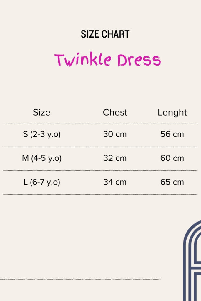 HGL Bambini - Twinkle Dress Dark Denim - Amber Kids