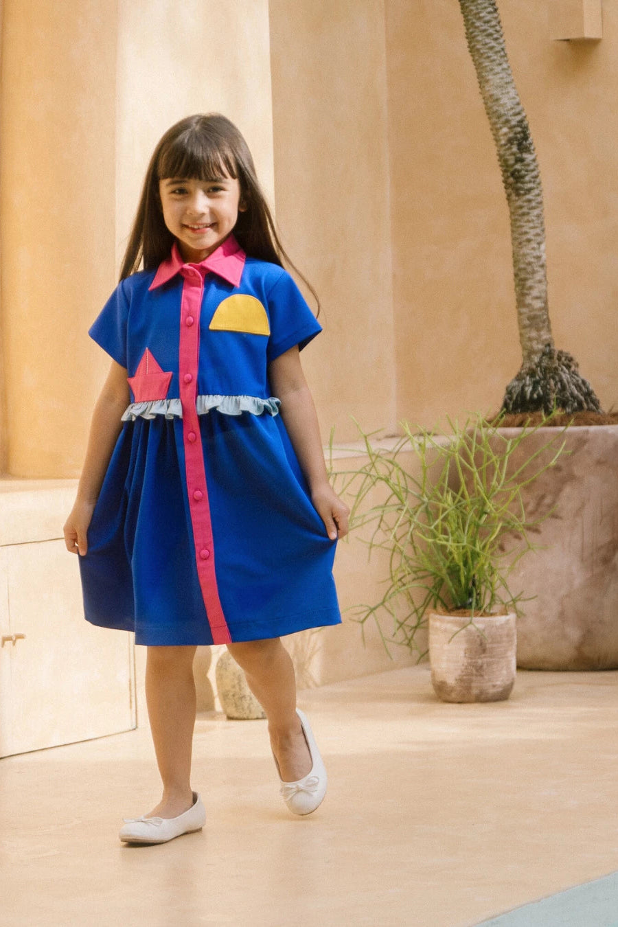 HGL Bambini - Boat Dress Blue - Amber Kids