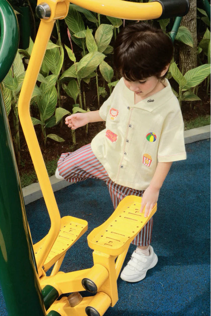 HGL Bambini - Butter Carnival Linen Shirt - Ciao