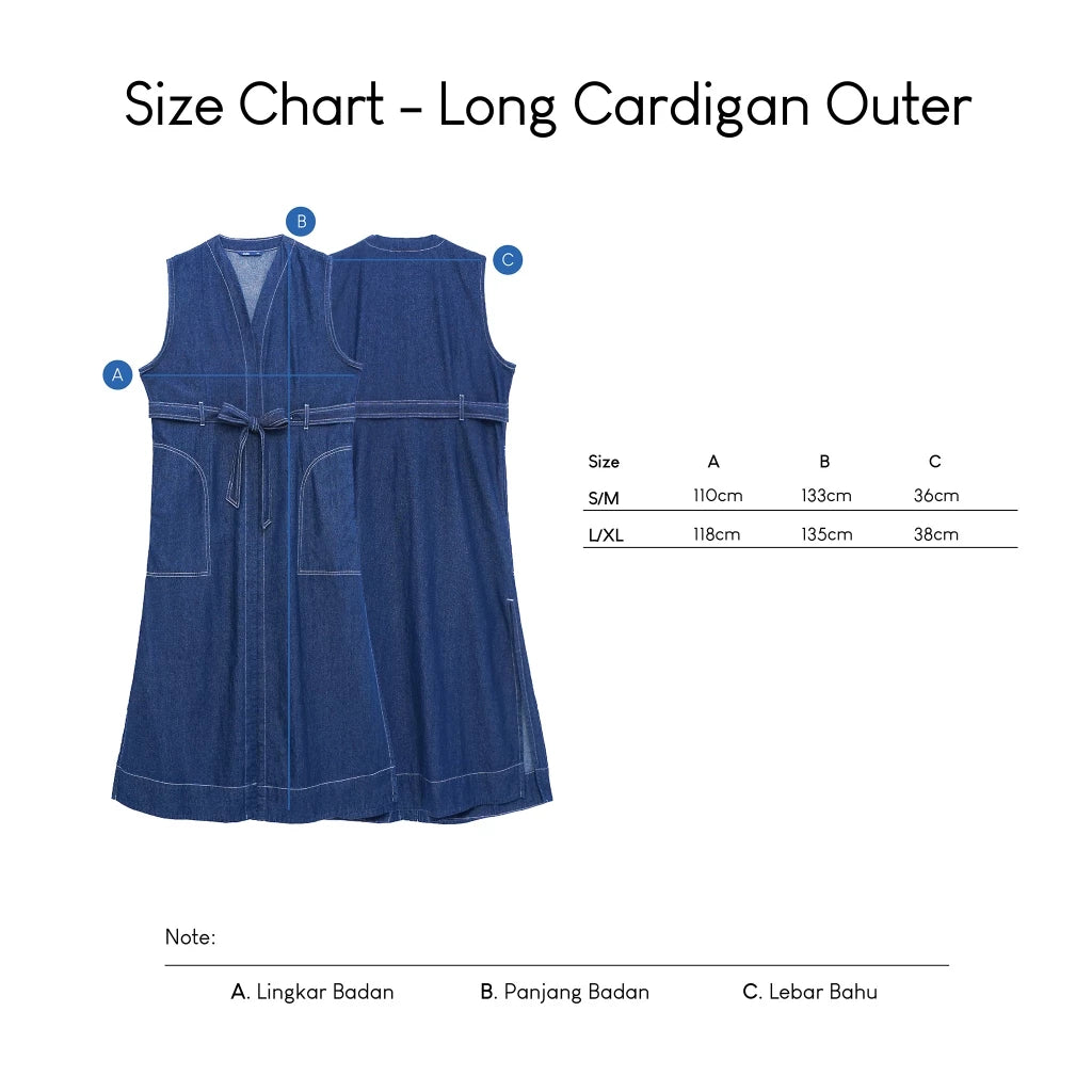 Eleena Long Cardigan - Daile