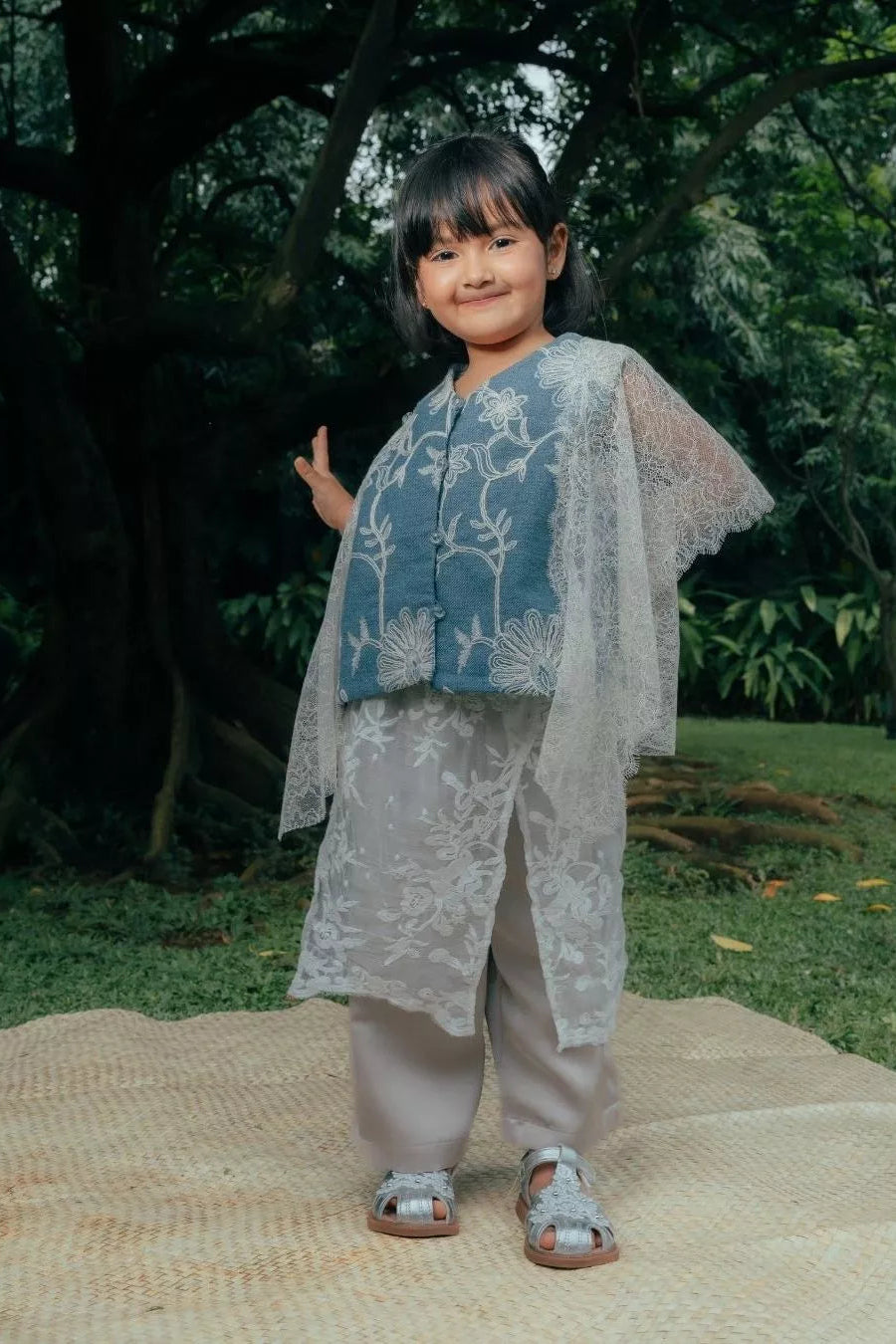 HGL Bambini - Grahita Denim Cape Kids - LR Studio