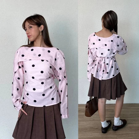 Paola Polka Top - Bling It On