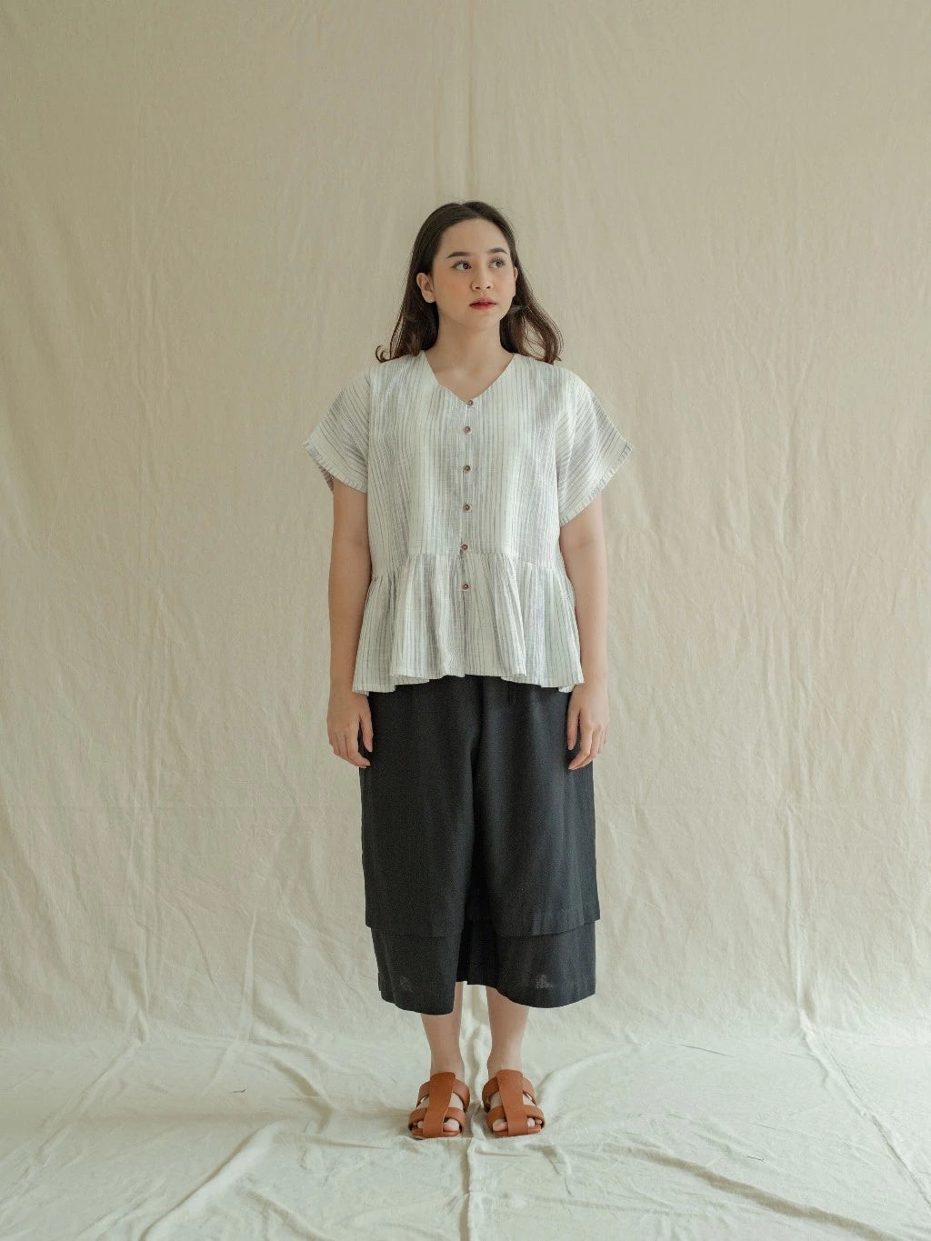 Kemeja Melasti Motif - Labuan Linen Wear