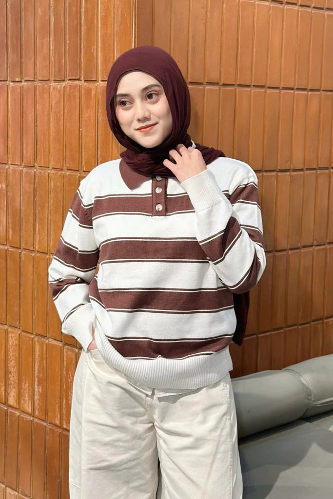 Retro Strip Brown - Wools