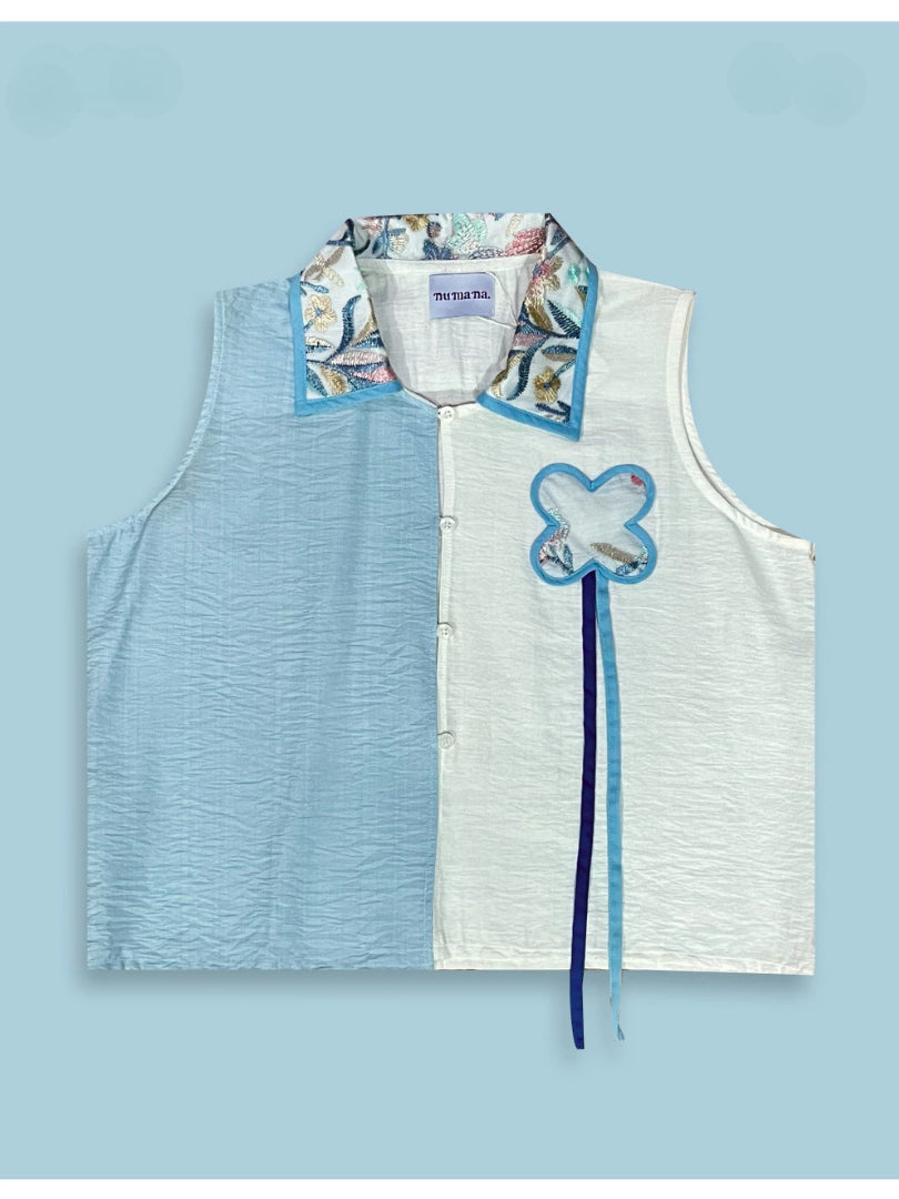 Aster Floral Vest - Numana