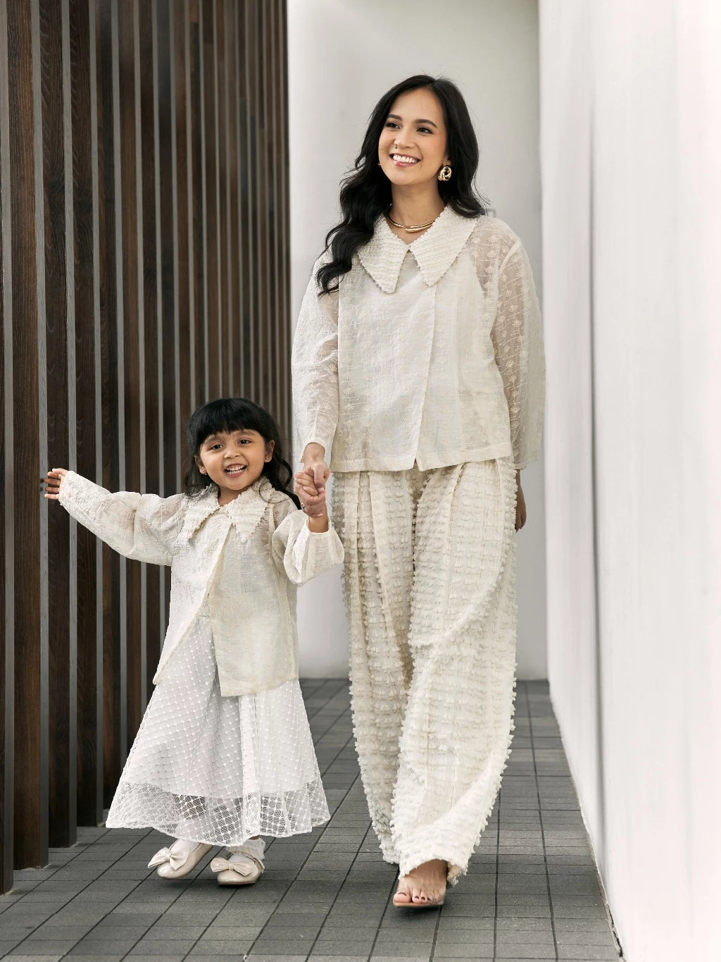 HGL Bambini - Irani Kids Barrel Jacket Ivory - Mine