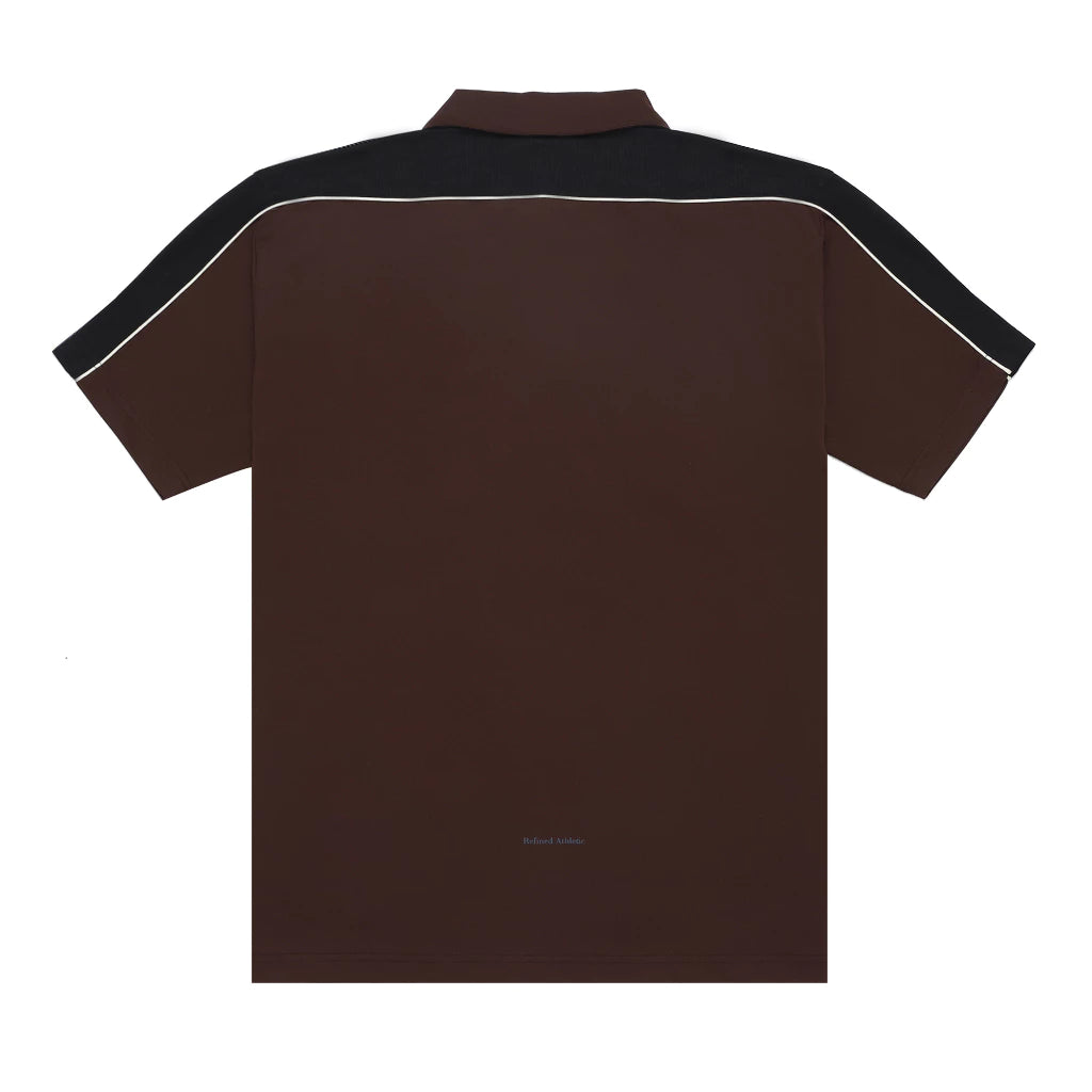 Athleisure Polo Dark Brown - All March