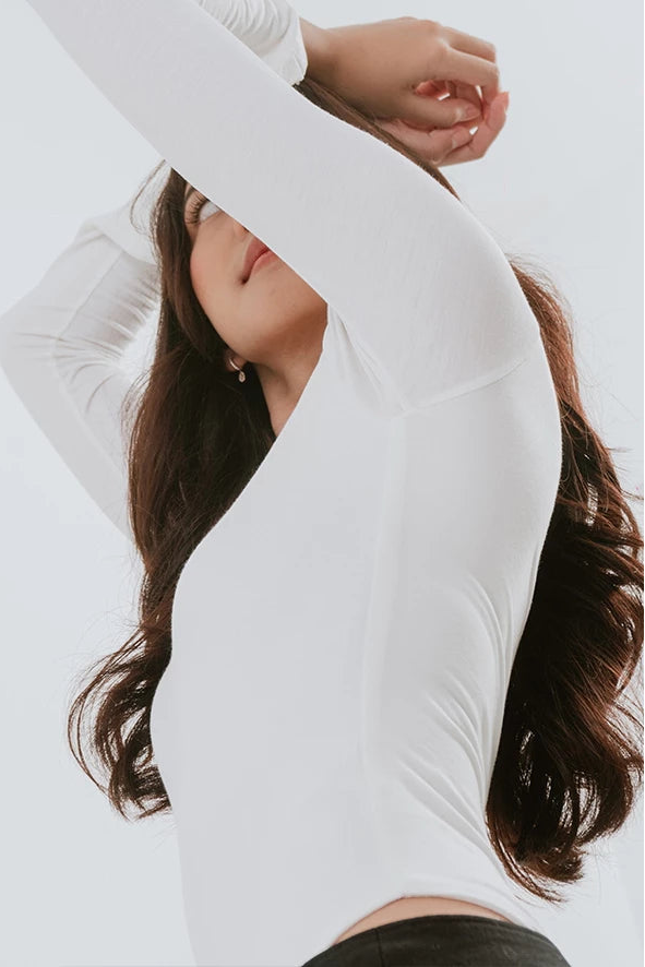 Longsleeve White Jumpsuit - The Sleepless Club