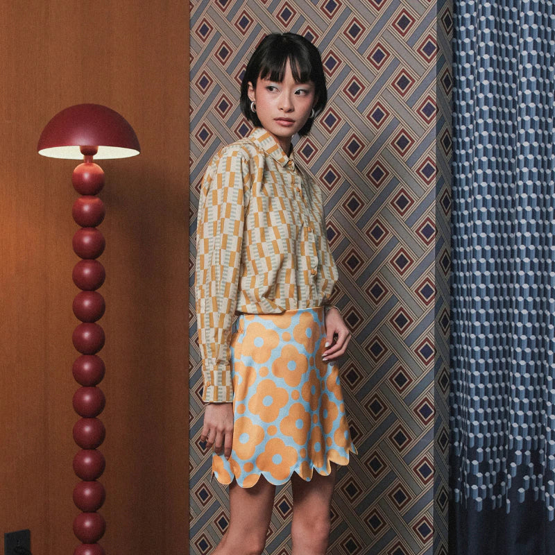 Manhattan Shirt Frosty Lemon - Kyrra