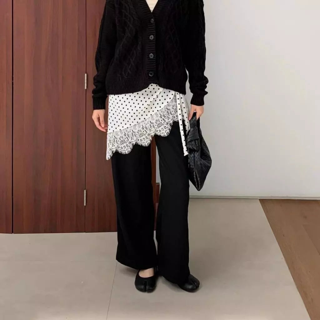 Lace Ribbon Skirt Polka - Pukka