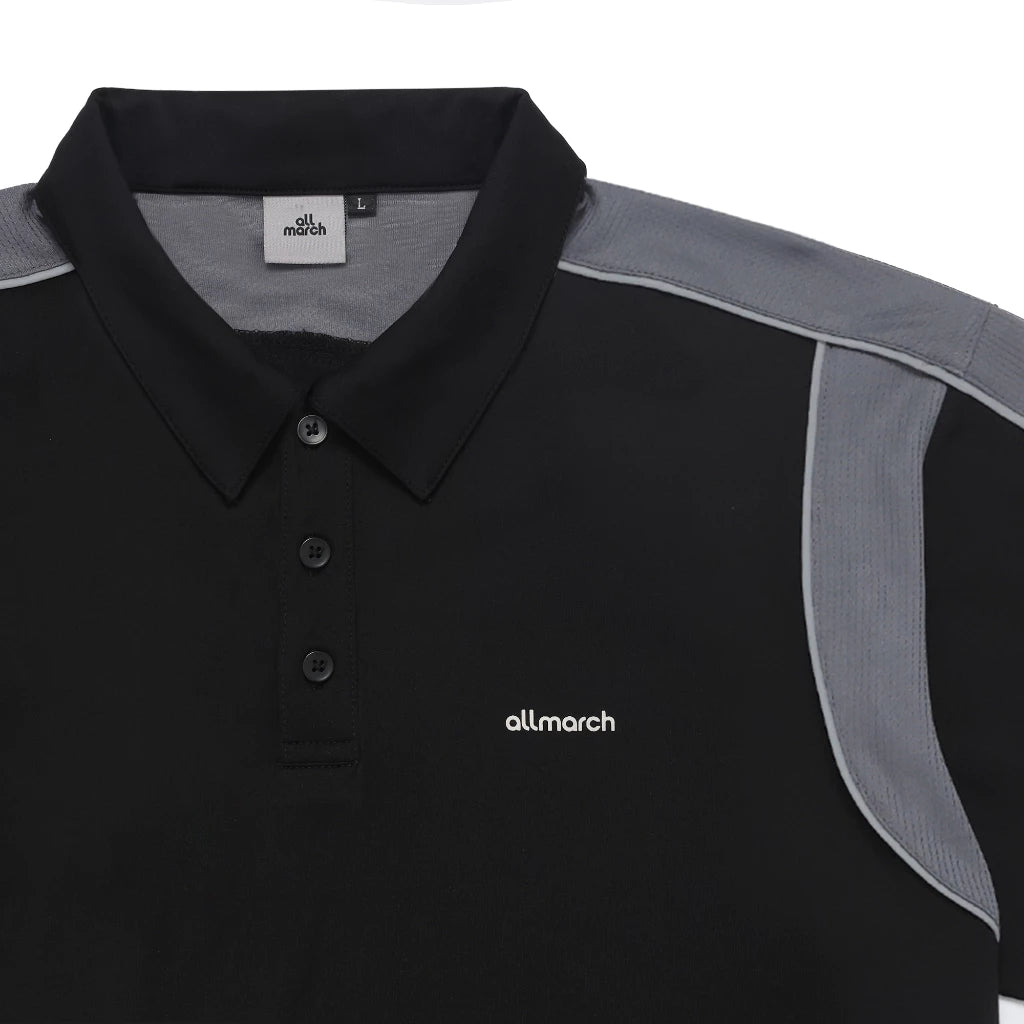 Athleisure Polo Dark Black - All March