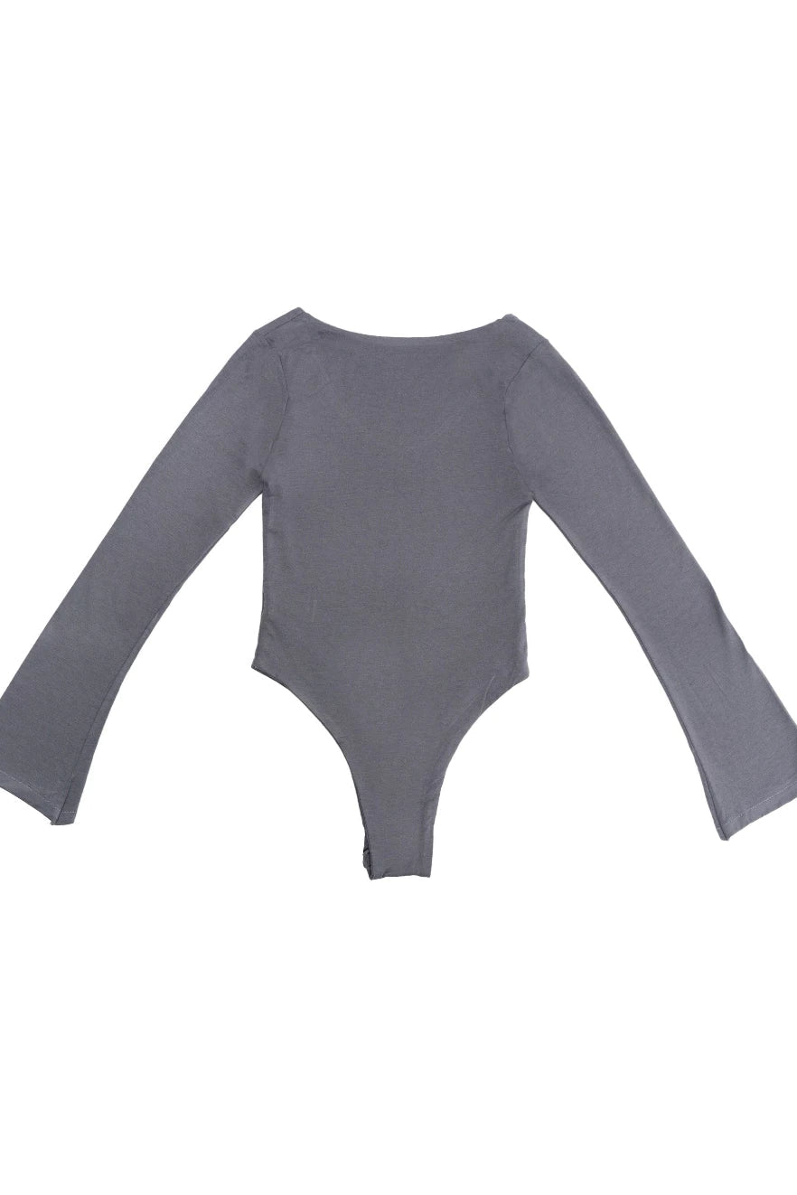 Longsleeve Grey Jumpsuit - The Sleepless Club