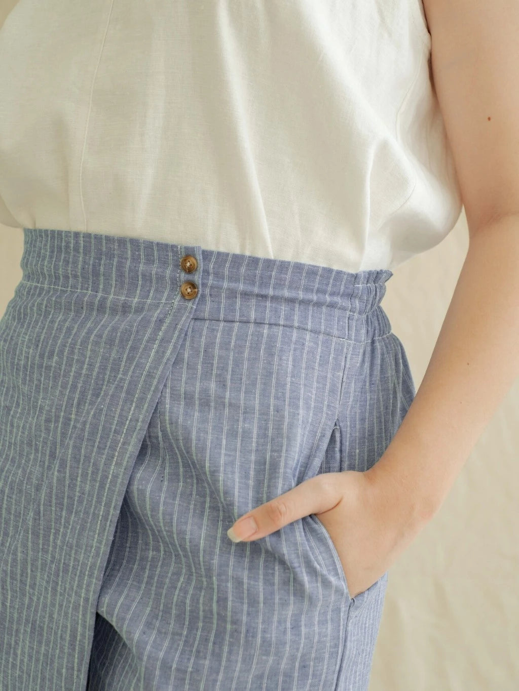 Tilu Skort - Labuan Linen Wear