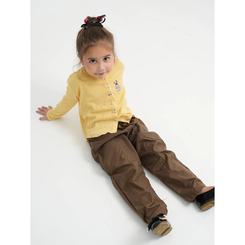 HGL Bambini - Dotty Cardigan Lemon - Little Saints