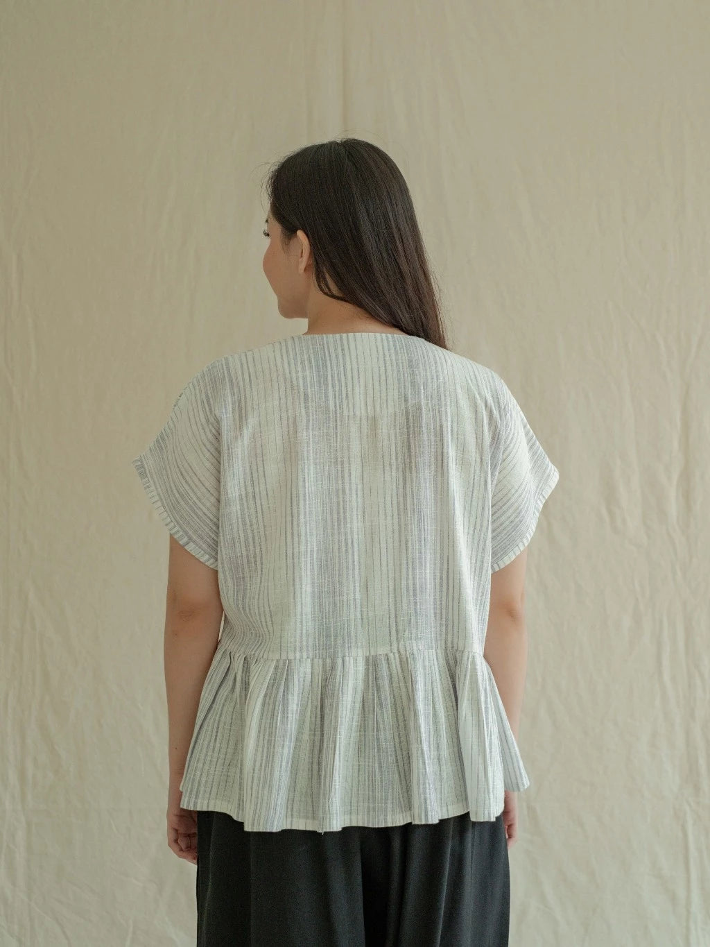 Kemeja Melasti Motif - Labuan Linen Wear