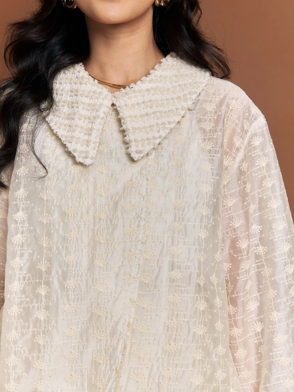 Irani Barrel Jacket Ivory - Mine