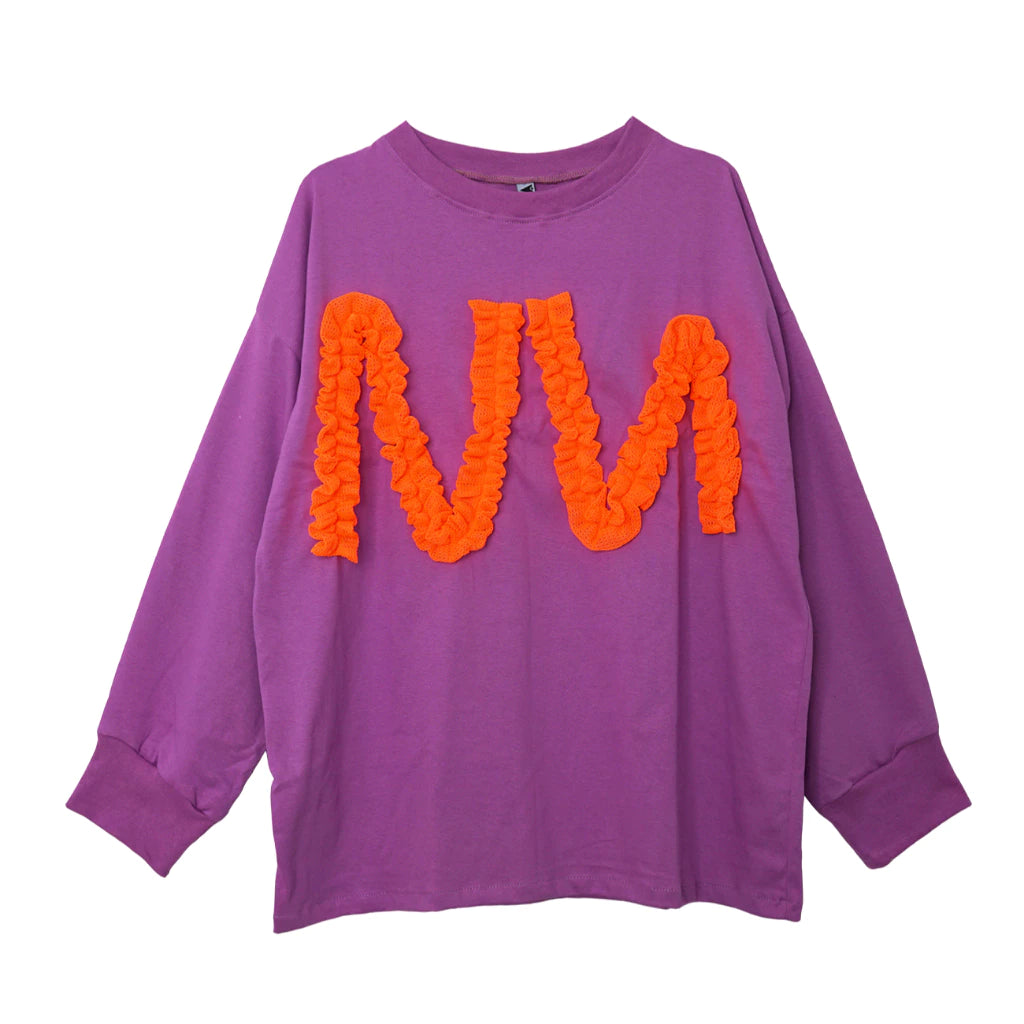 Grape Orange Whipped Cream Long Tee - Mannequin Plastic