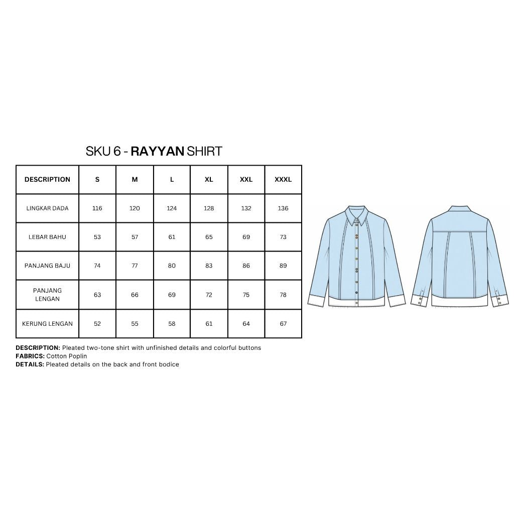 Rayan Top Longsleeve Blue - Blee