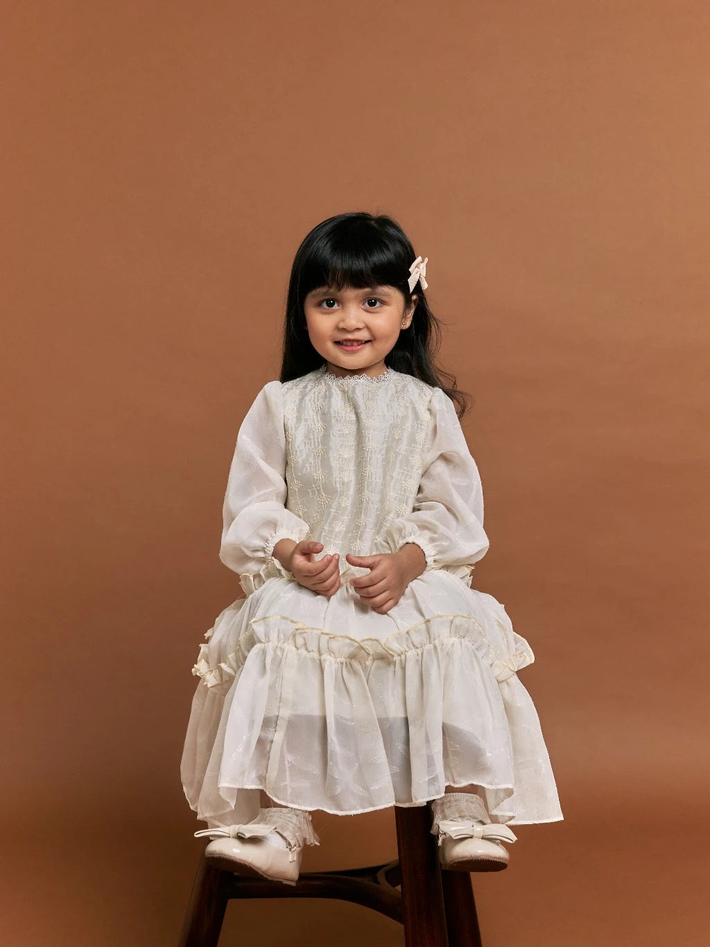 HGL Bambini - Lilou Kids Dress Cream - Mine