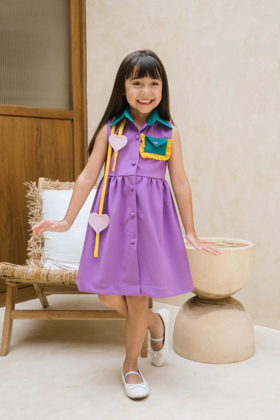 HGL Bambini - Livy Dress Purple - Amber Kids