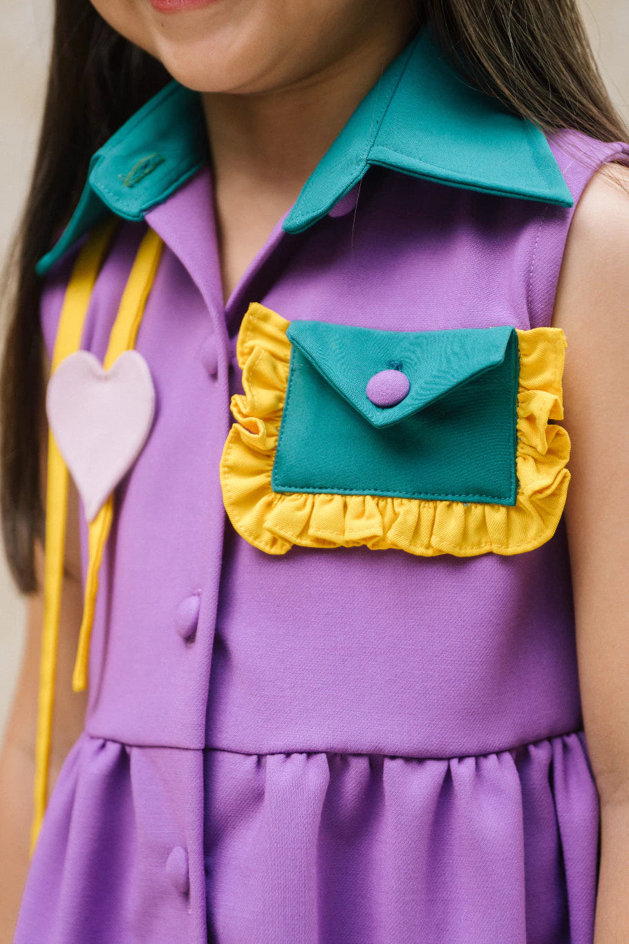 HGL Bambini - Livy Dress Purple - Amber Kids