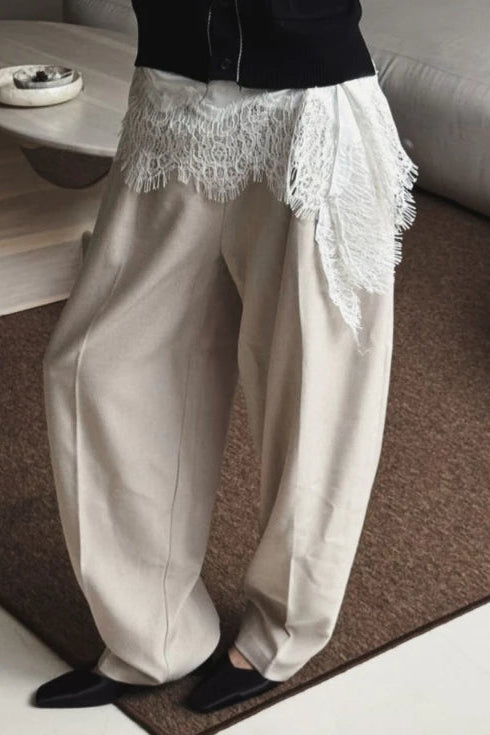 Lace Apron Broken White - Morningsol