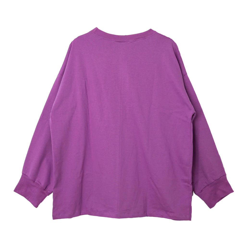 Grape Orange Whipped Cream Long Tee - Mannequin Plastic